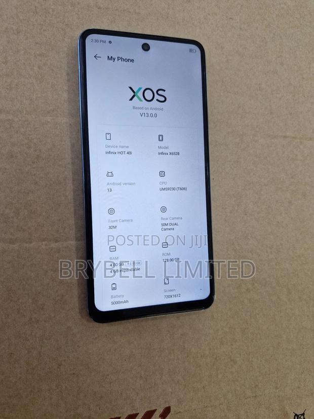 Infinix Hot 40i 128 GB Blue - main view