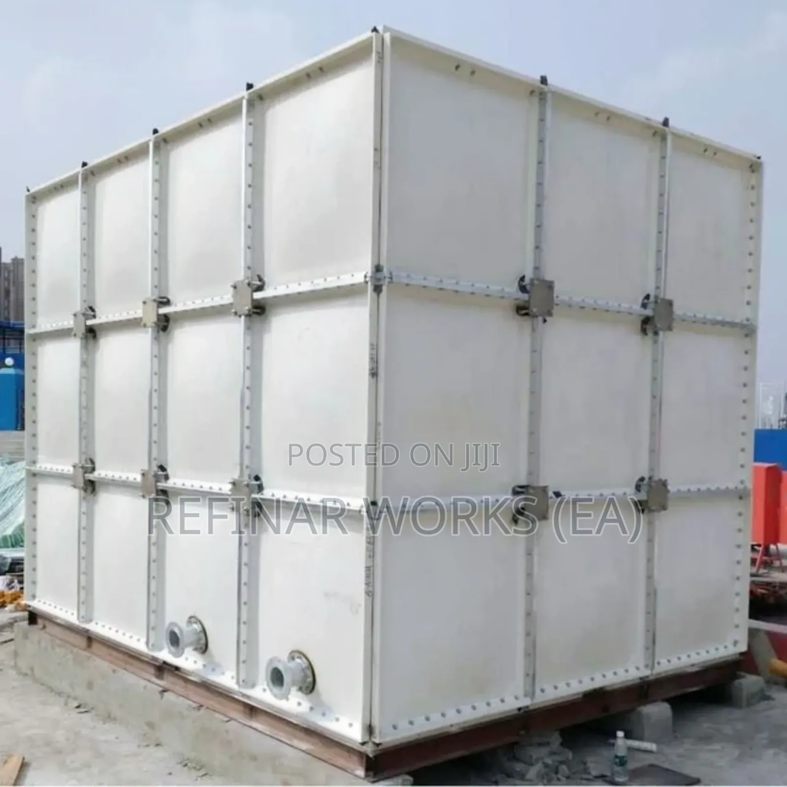 GRP Water Tanks - Different Capacities - 50m3, 108m3, 240m3