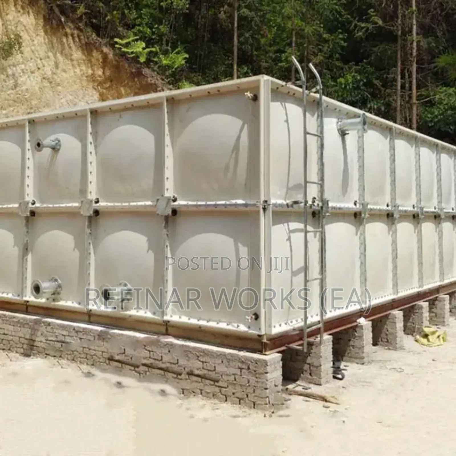 GRP Water Tanks - Different Capacities - 50m3, 108m3, 240m3