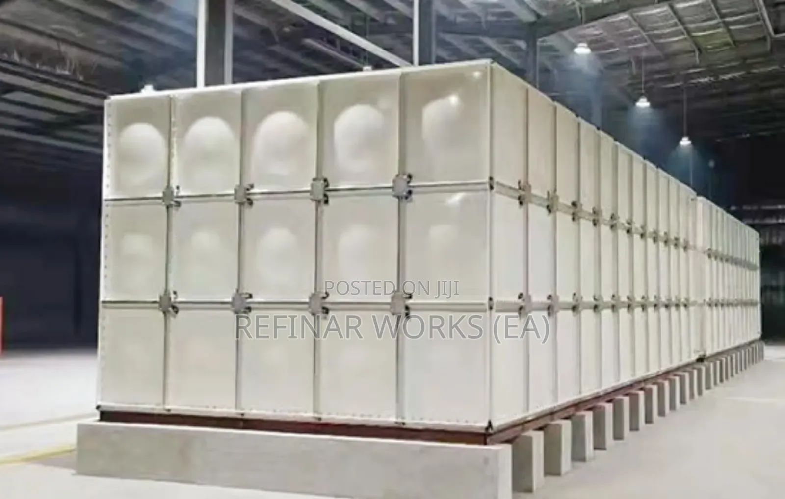 GRP Water Tanks - Different Capacities - 50m3, 108m3, 240m3