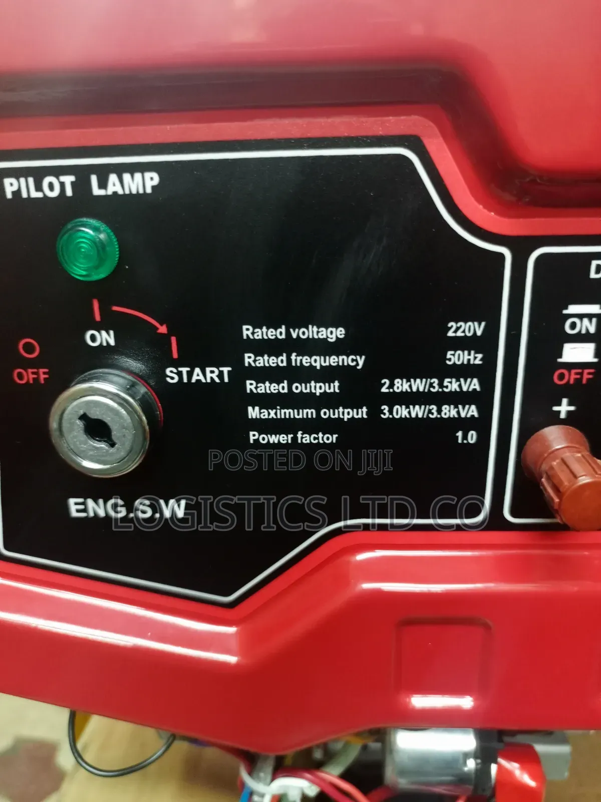 Pioneer Keystart Lt3900en-6 3.8kva Petrol Generator