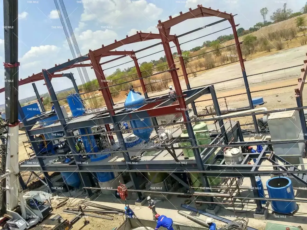 Gold Leaching CIL CIP Gold Processing Plant for Sale