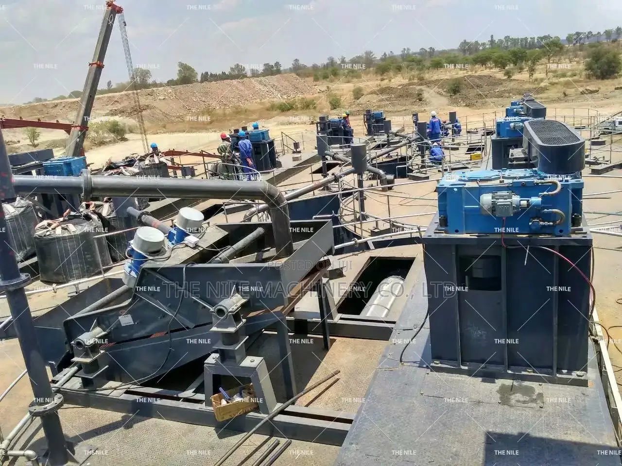 Kenya 150TPD Gold Ore Tailings CIP CIL Leaching Plant