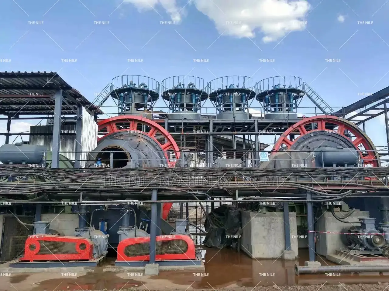 500 T/D Complete CIL CIP Gold Mining Processing Plant