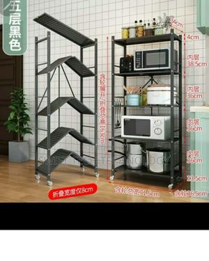Foldable Kitchen Rack 6 Trier / Storage Rack - thumbnail 2