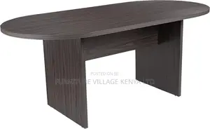 1 8m Oval Shaped Conference Room Table