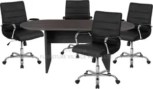 1 8m Oval Shaped Conference Room Table