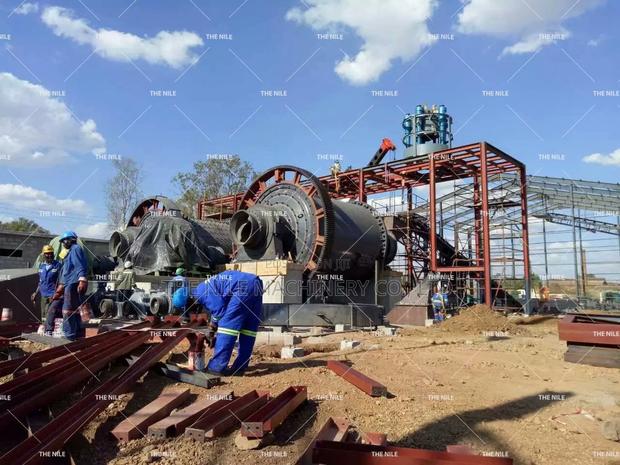 Cyanide CIL (Carbon in Leaching) Process Plant for Gold - main view