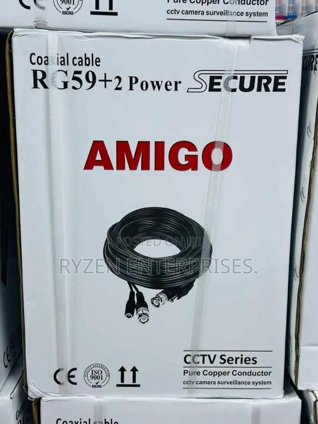 Amigo RG59 +2power 100m CCTV Cable - main view