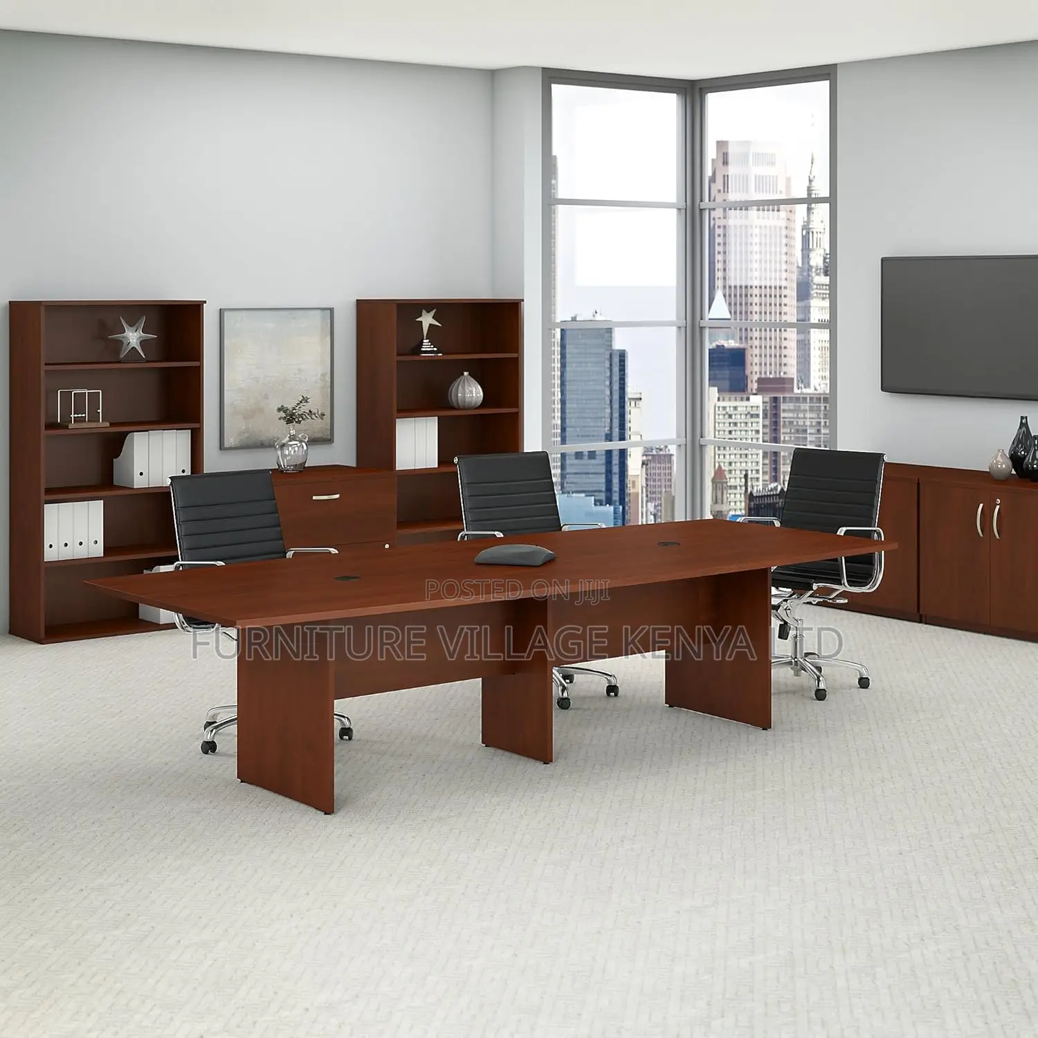 2400mm Boat Shaped Conference Table