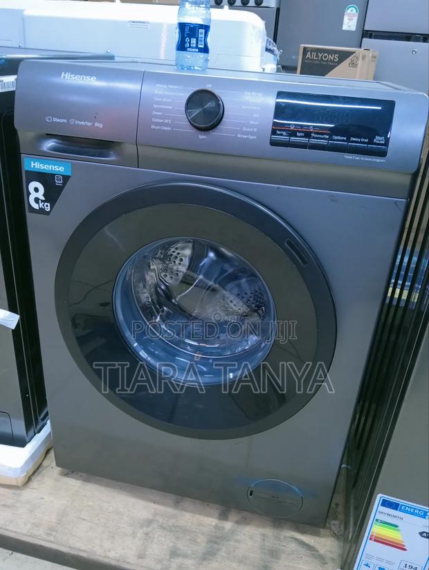 Hisense 8kg Front Load Wash and Spin Machine - thumbnail 3