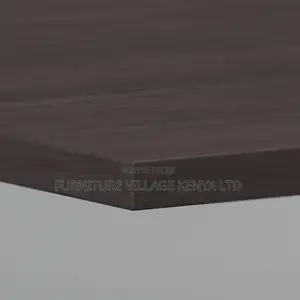Boat Shaped Conference Table With Wood Base in Storm Gray