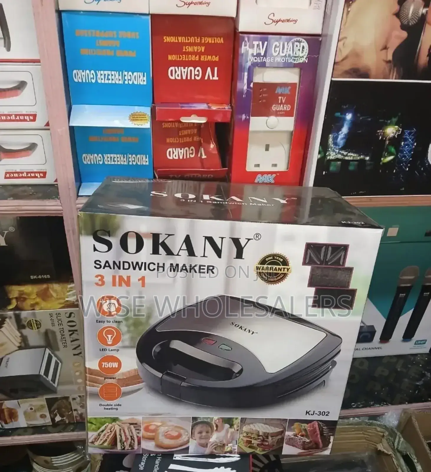Sokany 3 In 1 Sandwich, Waffle Maker Grill*%°°••