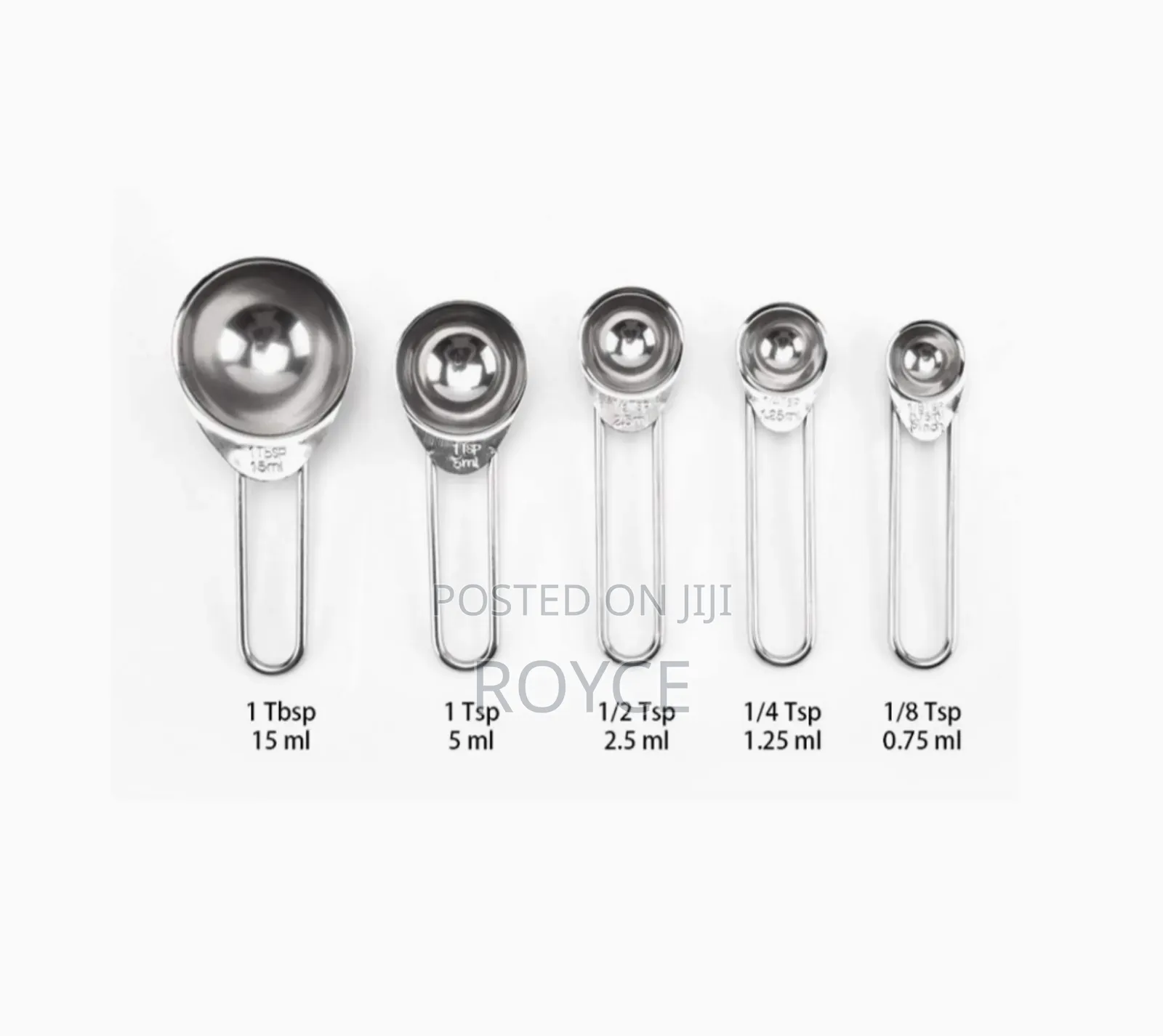 Stainless Steel Measuring Spoons-5pcs