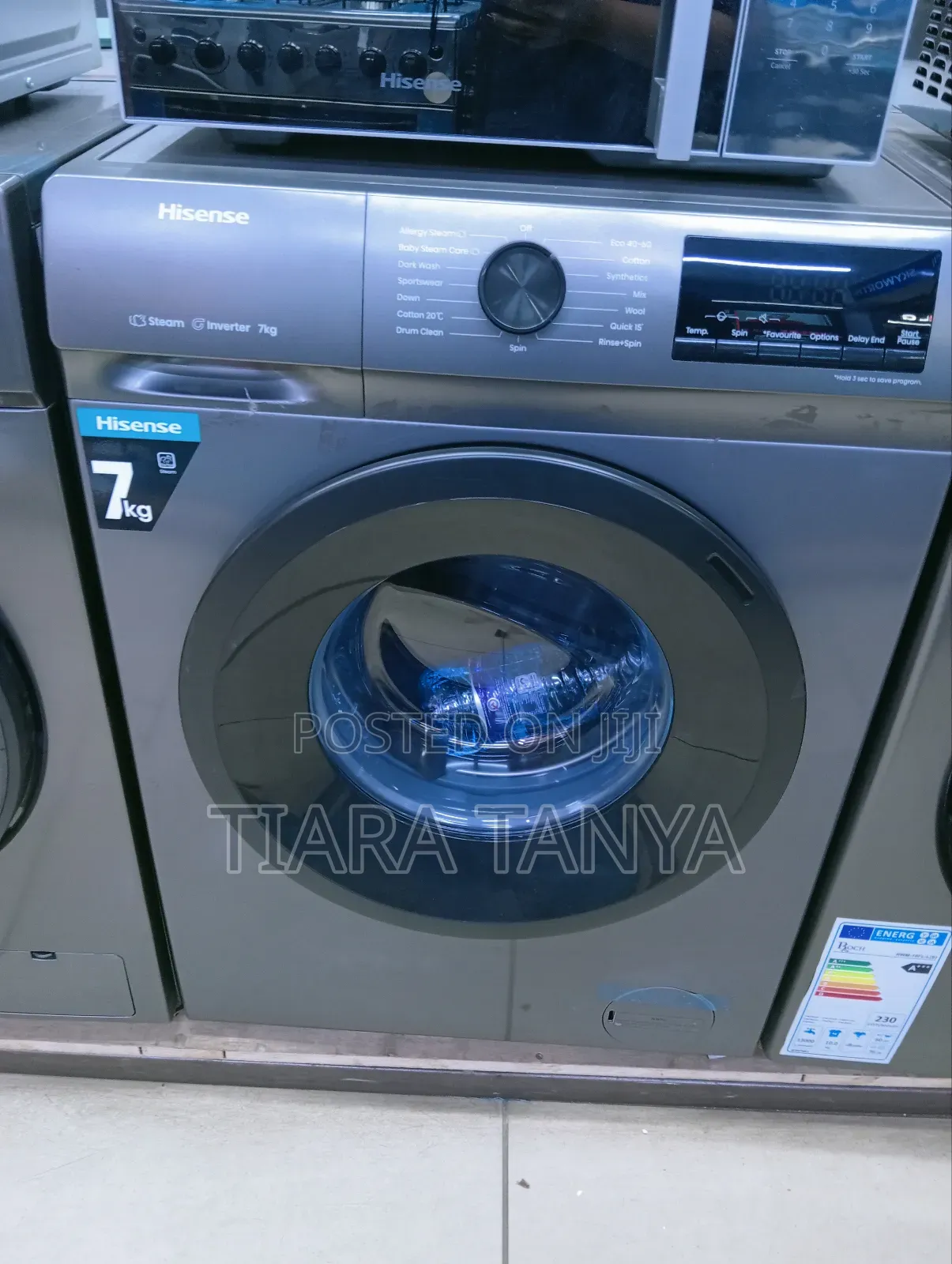 Hisense 7 Kg Front Load Automatic Washing Machine