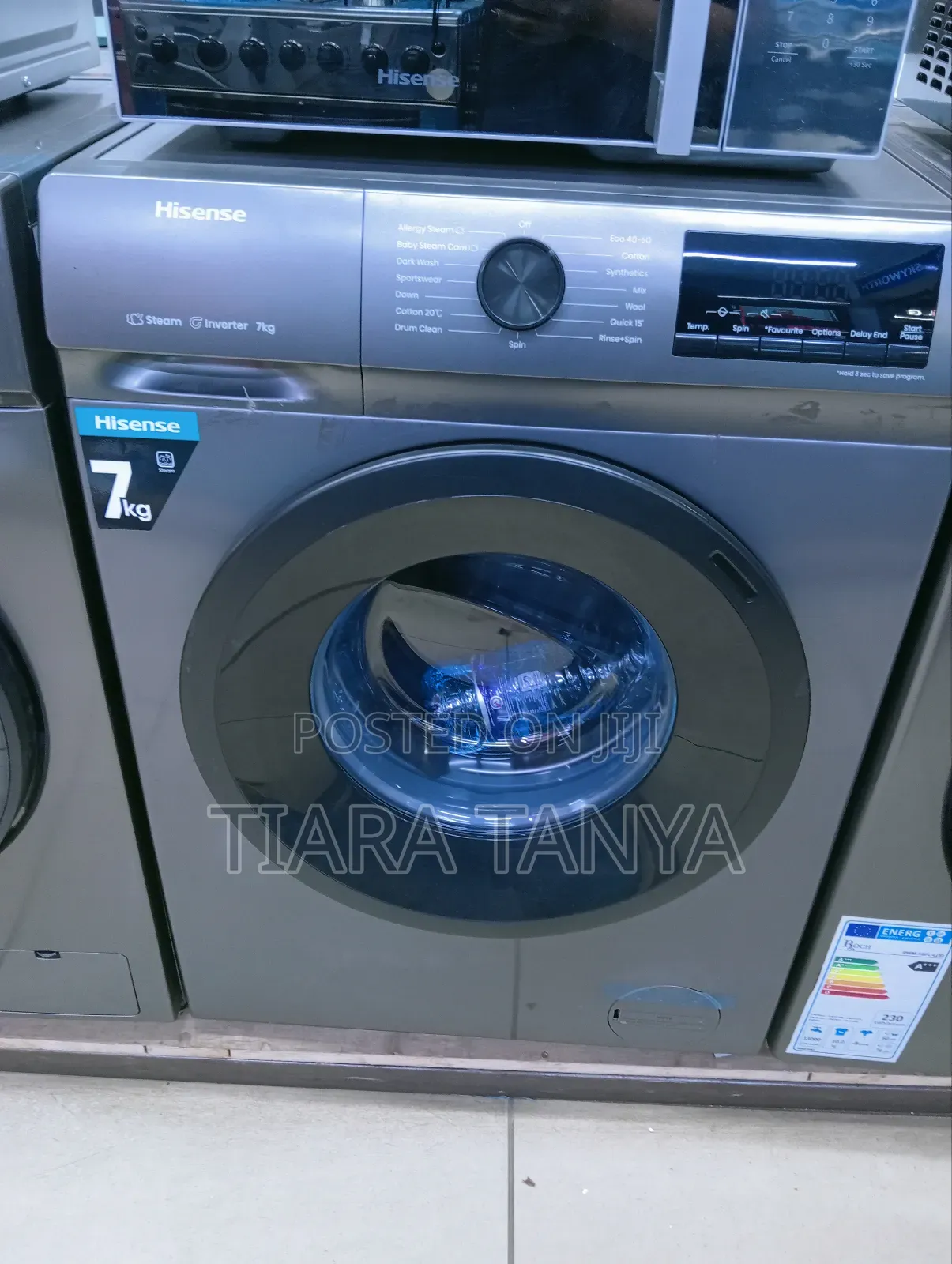 Hisense 7 Kg Front Load Automatic Washing Machine