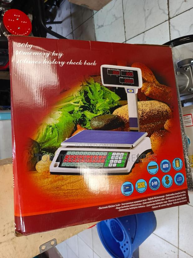50kg Electric Weighing Scale With Receipt Printer - main view