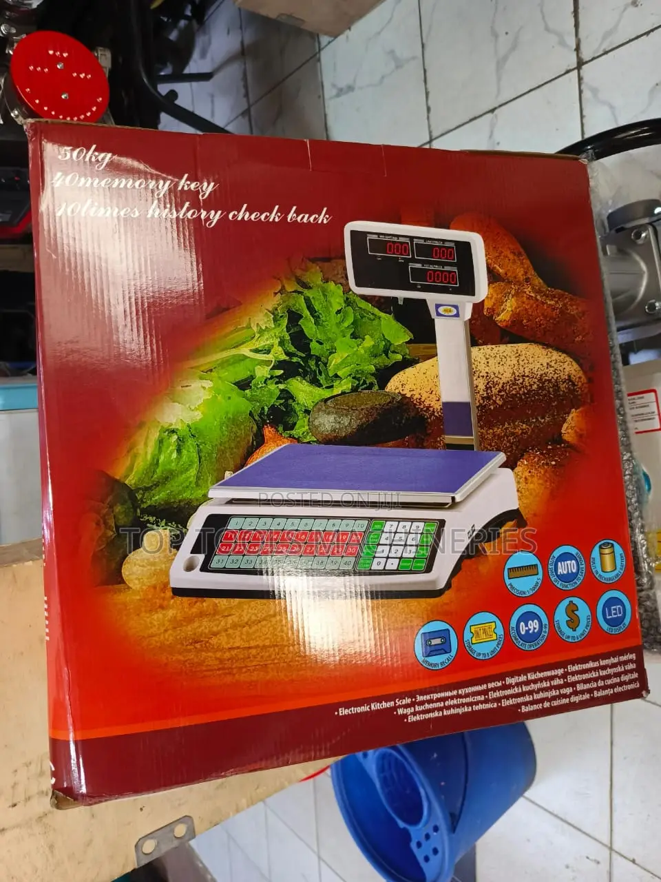 50kg Electric Weighing Scale With Receipt Printer