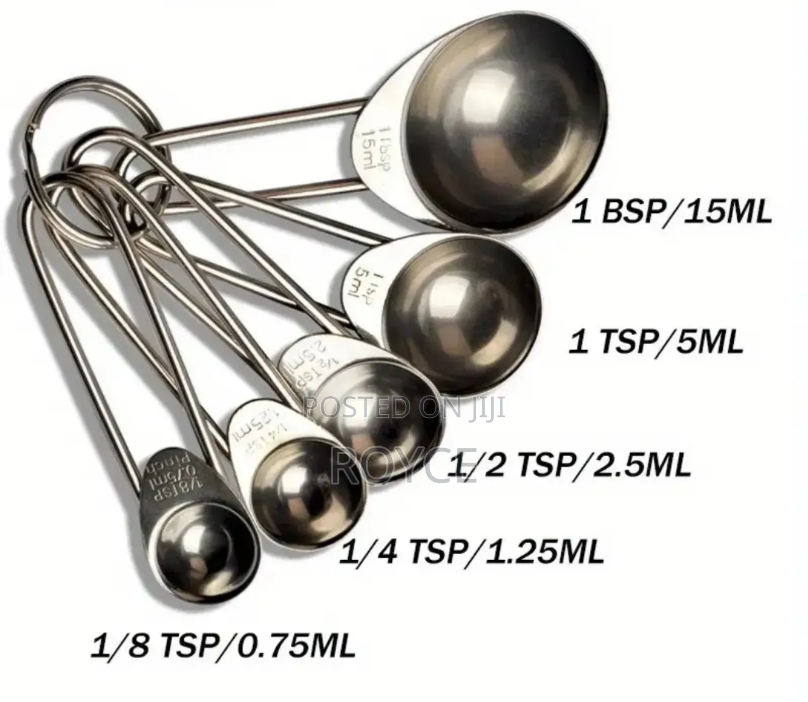 Stainless Steel Measuring Spoons-5pcs