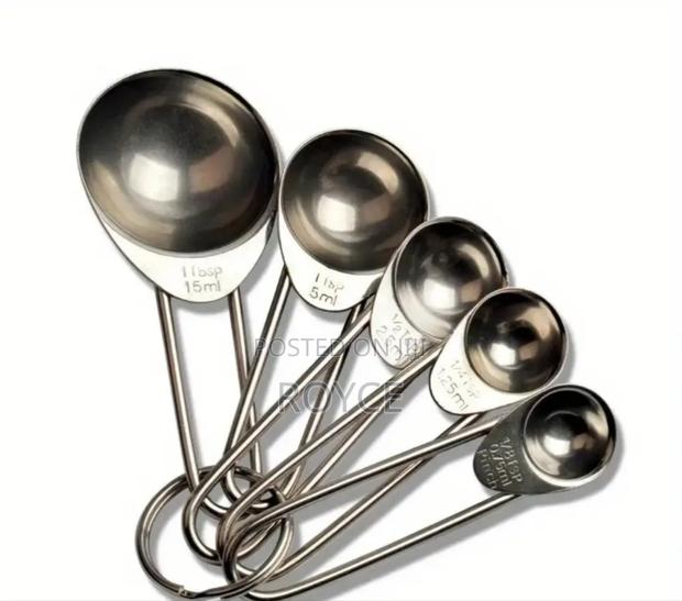 Stainless Steel Measuring Spoons-5pcs - thumbnail 7