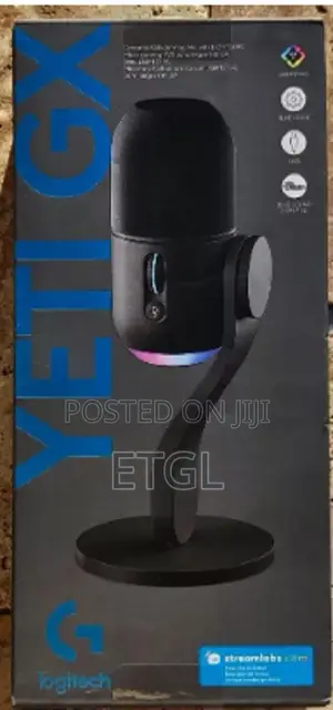 YETI GX:Logitech YETI GX Dynamic RGB Gaming Mic With LIGHTS