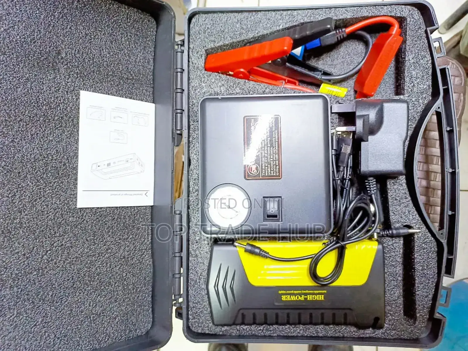 High-Power Automobile Emergency Jumpstart Kit