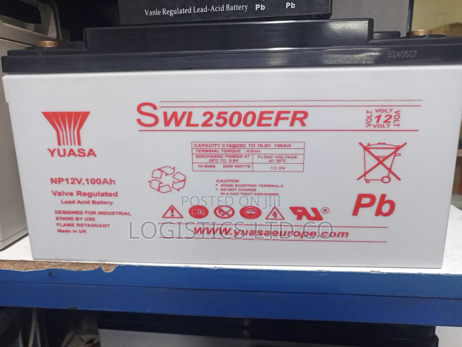 Yuasa 12v-100ah GT12V-100 Maintenance Free Battery