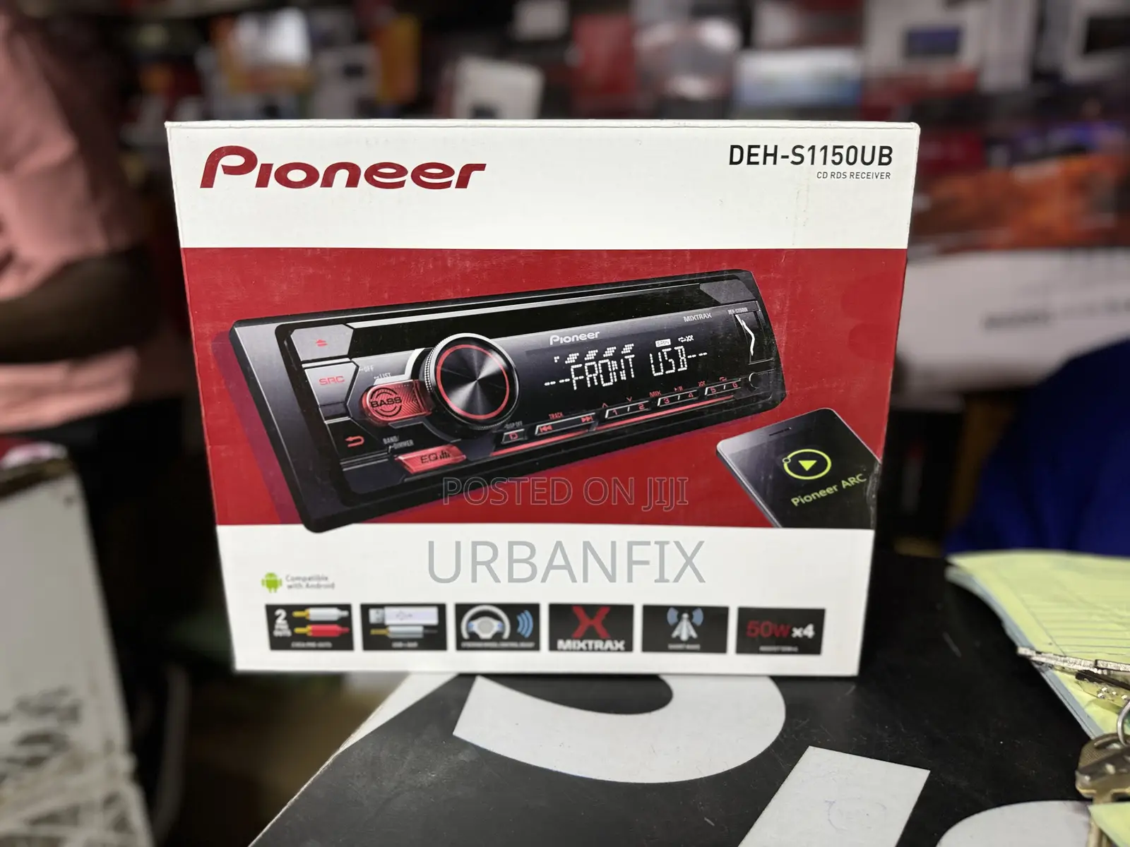 Pioneer CD Car Radio With FM, Usb, Aux