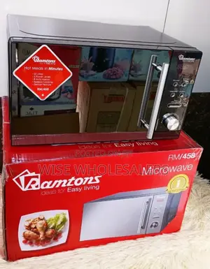 Ramtons Rm/458 - Digital Glass Microwave, 700w - 20l -black.