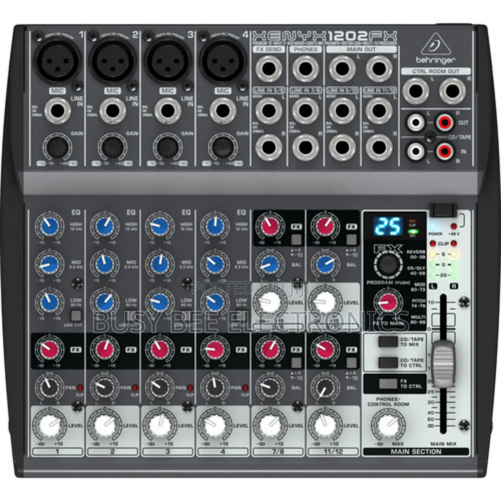 XENYX 1202FX 12-Channel Mixer With Multi-Fx Processor