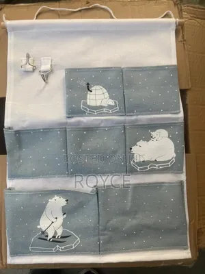 7 Pockets Fabric Hanging Organizer