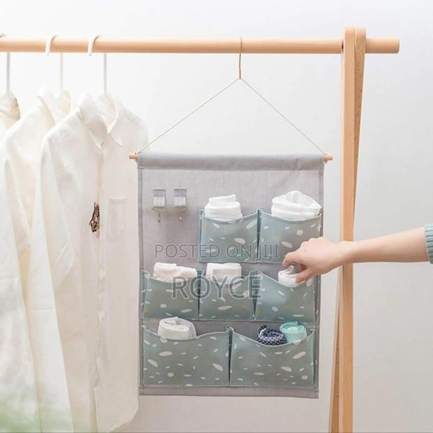 7 Pockets Fabric Hanging Organizer - thumbnail 5