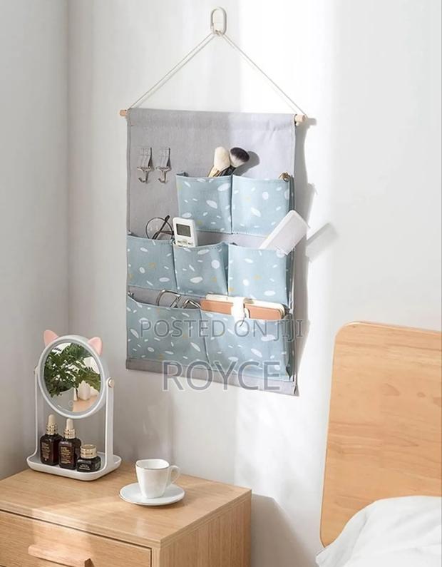 7 Pockets Fabric Hanging Organizer - thumbnail 6