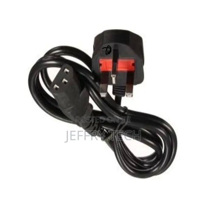 Computer Desktop CPU and Monitor Power Cable