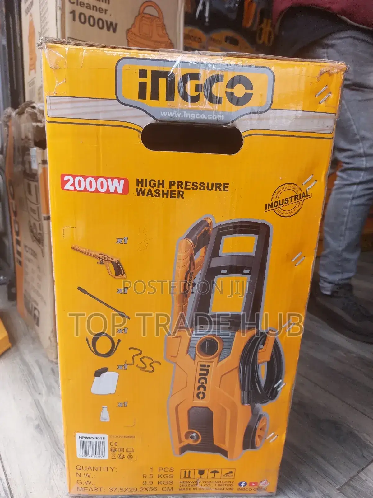 Ingco 2000w Electric Pressure Car Washer