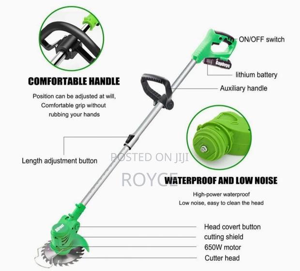 Cordless Electric Lawn Mower -18w - thumbnail 7