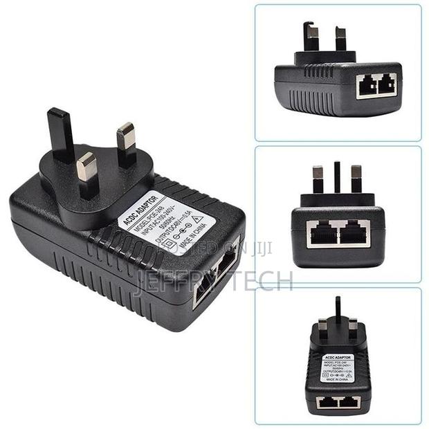 24V 1A Wall Plug POE Ethernet Adapter