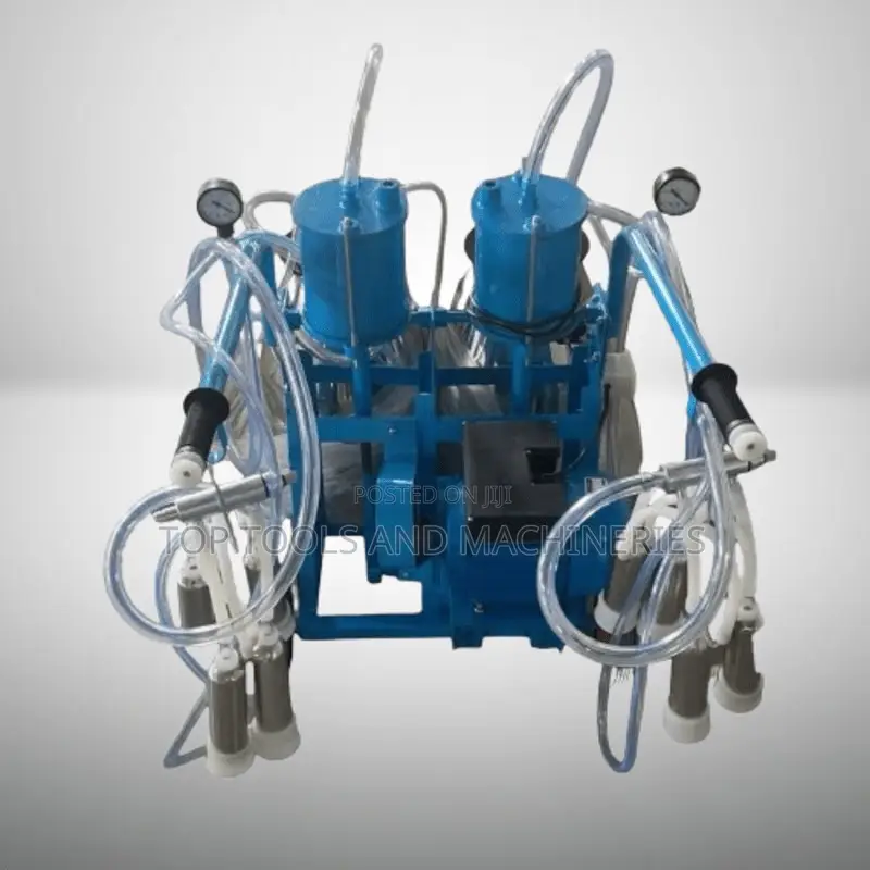 Portable Heavy Duty Double Cylinder Cow Milking Machine