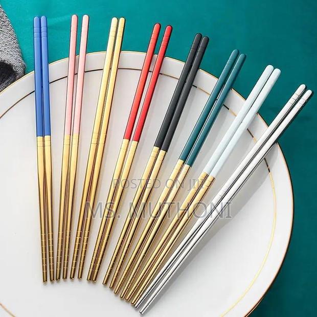 Stainless Chopsticks 6pairs (12) - main view