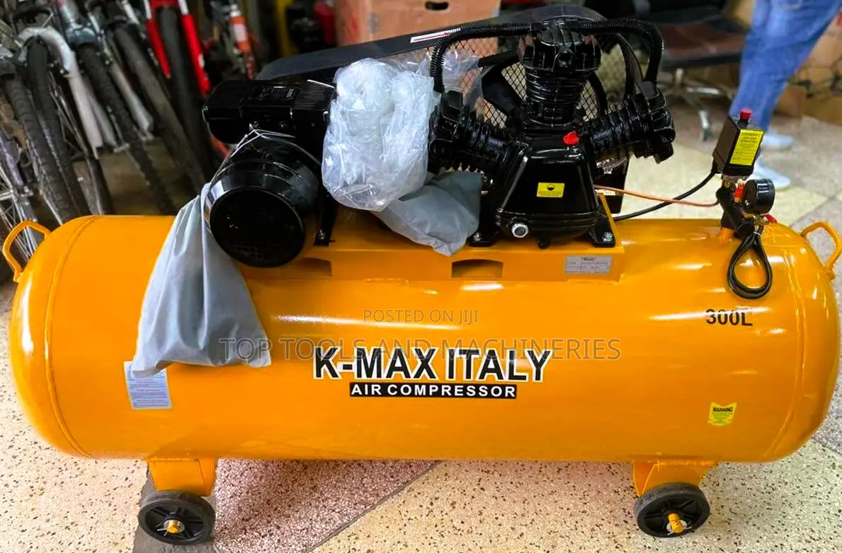KMAX 300L Electric Air Compressor 4hp Motor 8 Bar 116psi