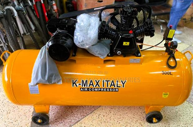 KMAX 300L Electric Air Compressor 4hp Motor 8 Bar 116psi