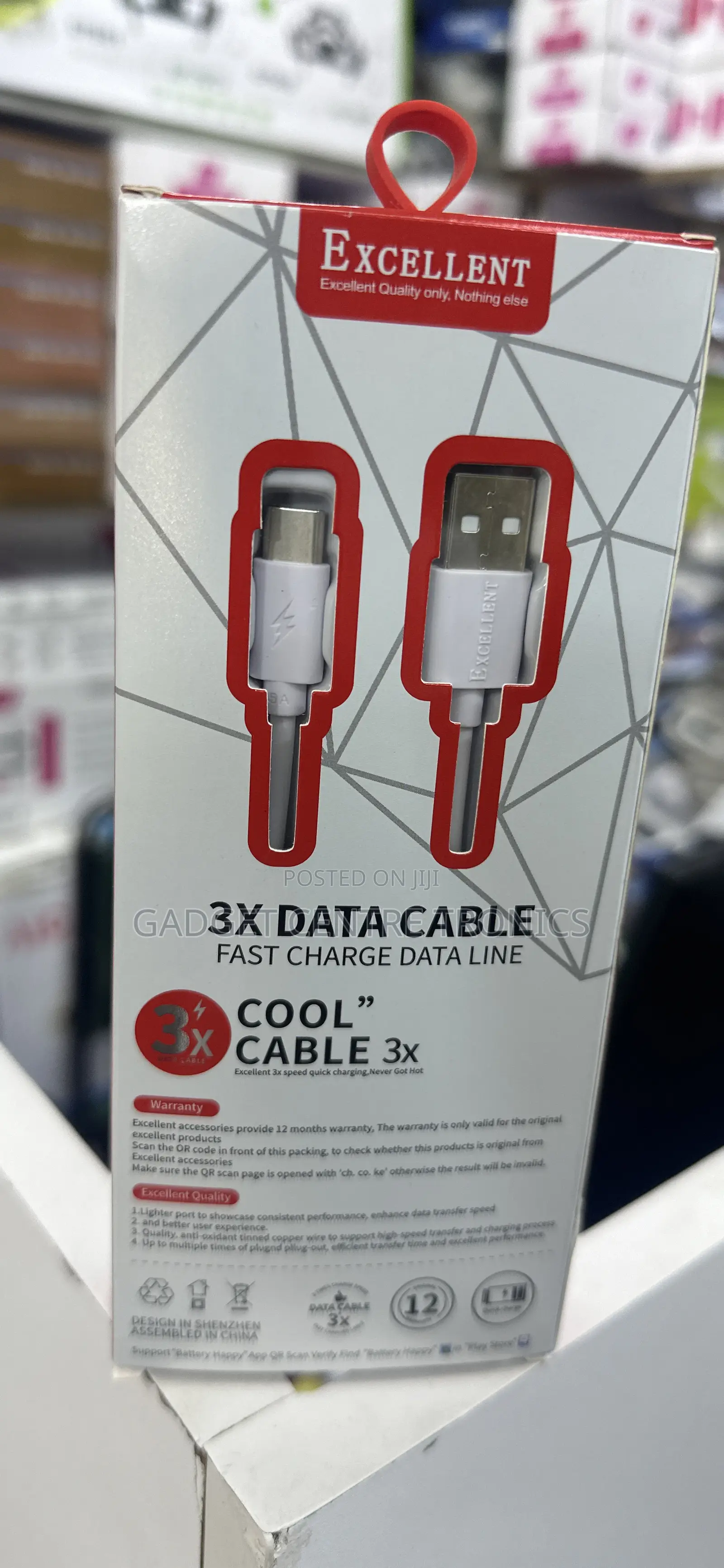 3x Excellent Usb to Type C Charging Cable