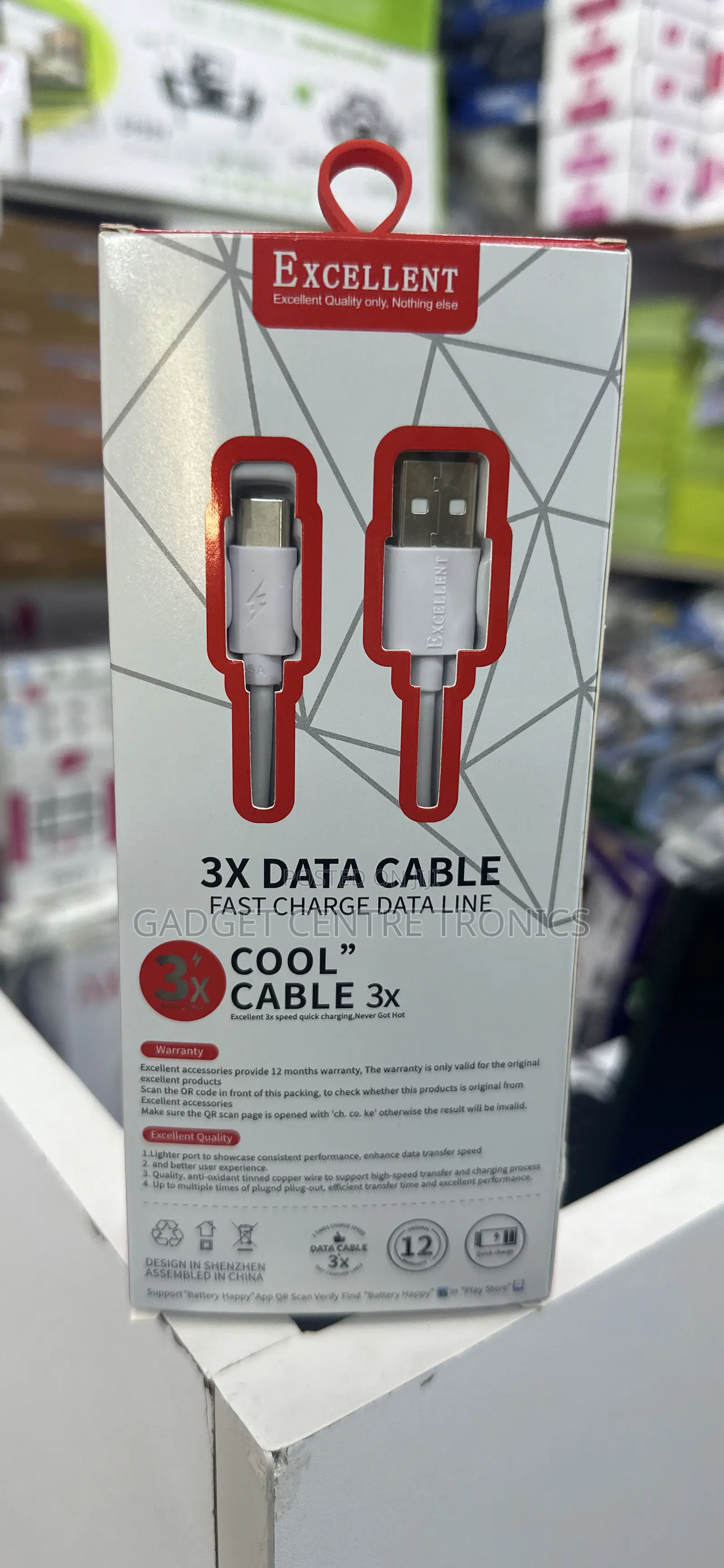 3x Excellent Usb to Type C Charging Cable