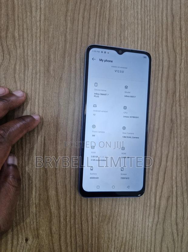 Infinix Smart 7 Plus 64 GB Blue - thumbnail 4