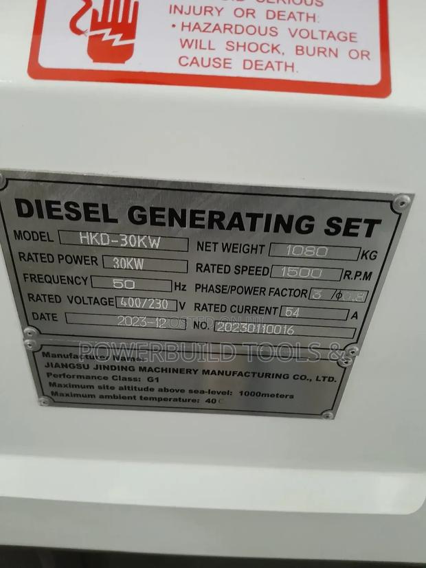 37.5kva Hisaki Three Phase Silent Diesel Generator With Inbuilt Ats - thumbnail 3