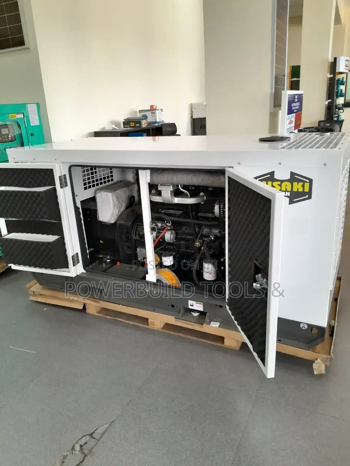 37.5kva Hisaki Three Phase Silent Diesel Generator With Inbuilt Ats