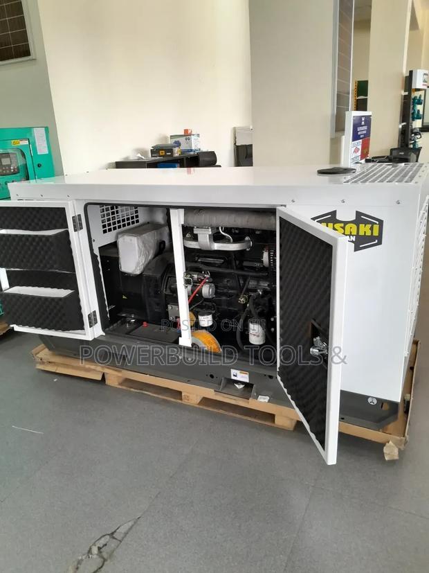 37.5kva Hisaki Three Phase Silent Diesel Generator With Inbuilt Ats - thumbnail 2