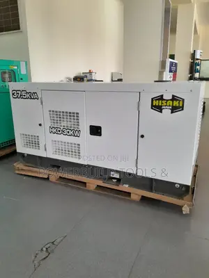 37.5kva Hisaki Three Phase Silent Diesel Generator With Inbuilt Ats