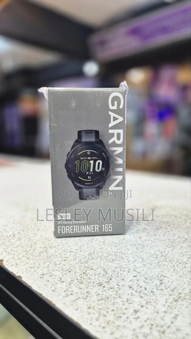 Garmin Forerunner 165 Running Watch Black (New) - main view