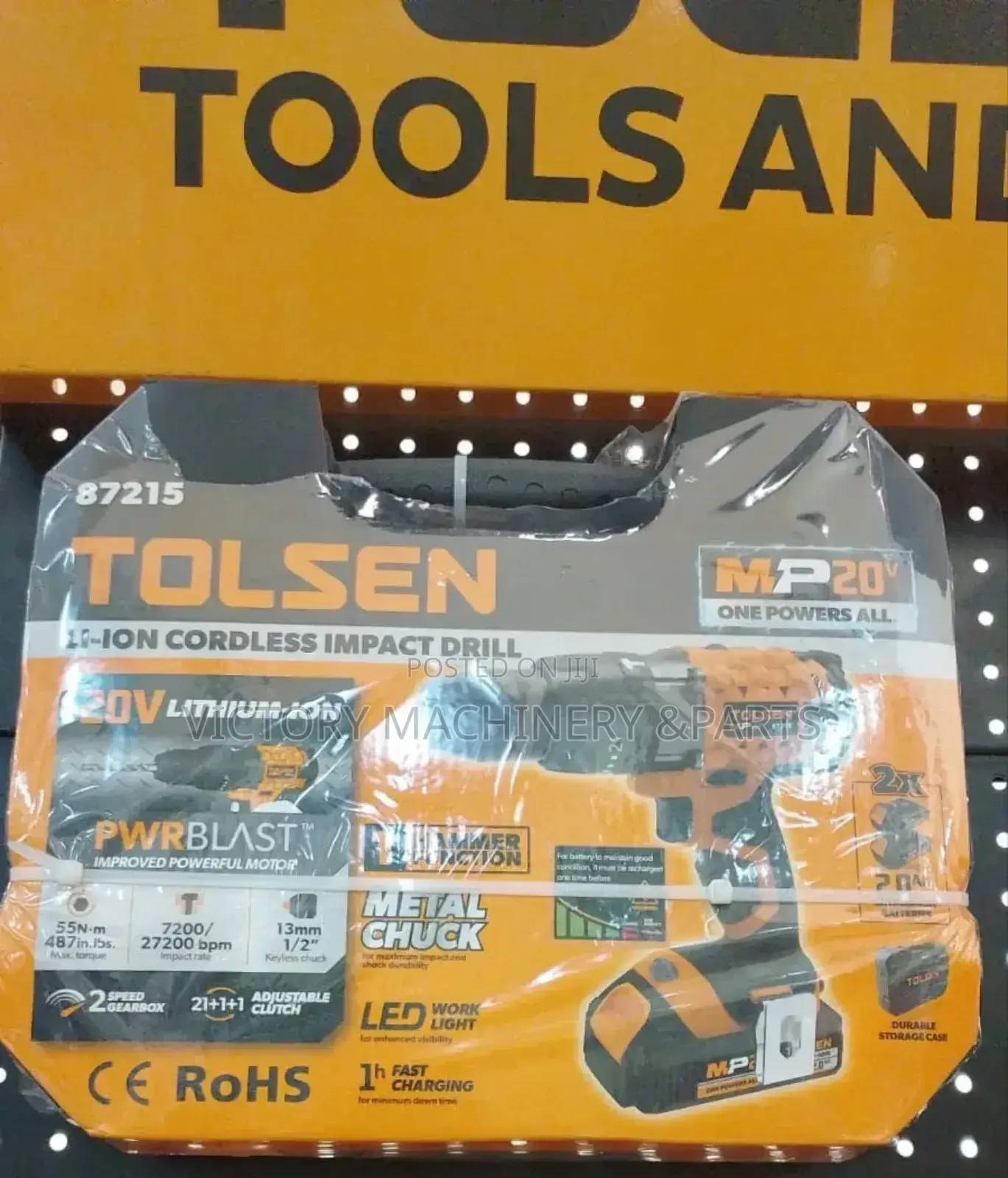 TOOLSEN Cordless Impact Drill
